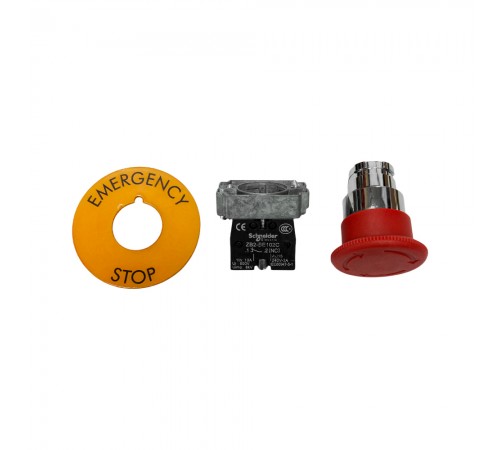 Кнопка аварийной остановки для стенда проточки тормозных дисков Хорекс Авто HZ 18.302P — профессиональное автосервисное оборудование и инструменты для бизнеса