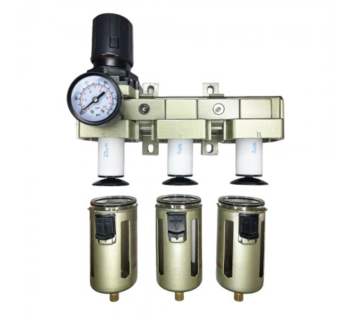 Фильтр-влагоотделитель 1/2" комбинированный (25 мкм + 5 мкм + 5 мкм) Хорекс Авто AW-AF-AF4000-04 — профессиональное автосервисное оборудование и инструменты для бизнеса