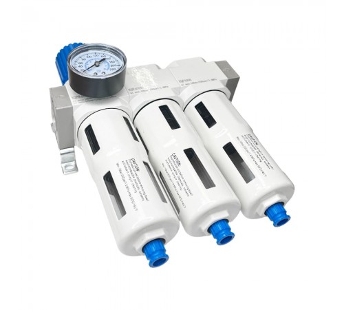 Фильтр-влагоотделитель 1/2" комбинированный (25 мкм + 5 мкм + 5 мкм) Хорекс Авто YQFR-YQF-YQF4000-04 — профессиональное автосервисное оборудование и инструменты для бизнеса