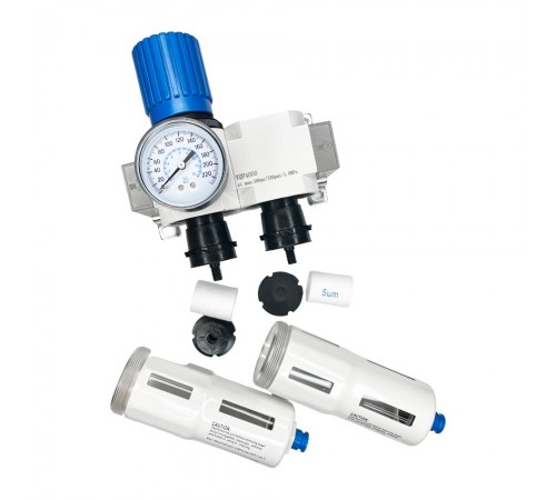 Фильтр-влагоотделитель 1/2" комбинированный (25 мкм + 5 мкм) Хорекс Авто YQFR-YQF4000-04 — профессиональное автосервисное оборудование и инструменты для бизнеса