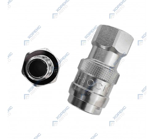 Быстроразъем пневматический с внутренней резьбой 1/2" стандарт EUROPEAN DN 10 сечение 10 мм — профессиональное автосервисное оборудование и инструменты для бизнеса