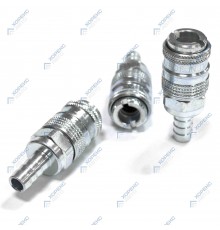 Быстроразъем пневматический под шланг 10мм 17/EM