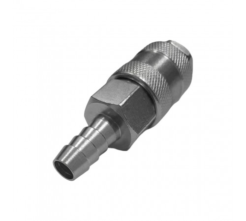 Быстроразъемное соединение пневматическое под шланг 10 мм Гамматест RQ-104S — профессиональное автосервисное оборудование и инструменты для бизнеса