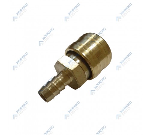 Быстроразъемное соединение пневматическое под шланг 10 мм RQ-105S — профессиональное автосервисное оборудование и инструменты для бизнеса