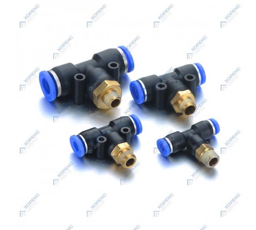 Фитинг Т-образный 6 мм, 1/8" НР Гамматест YPB06-01 — профессиональное автосервисное оборудование и инструменты для бизнеса