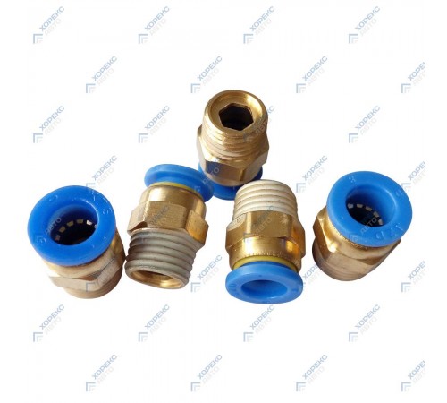 Фитинг зажимной 6ммм, 1/4" НР Гамматест YPC06-02 — профессиональное автосервисное оборудование и инструменты для бизнеса