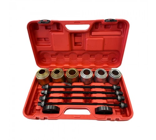 Съемник универсальный для демонтажа подшипников и сайлентблоков (27 предметов) Хорекс Авто HZ 25.1.084Y — профессиональное автосервисное оборудование и инструменты для бизнеса