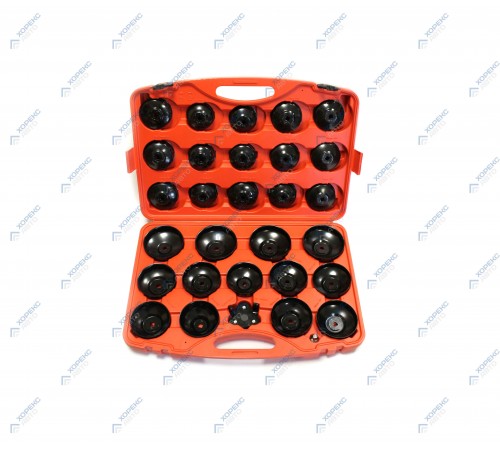 Набор чашек для снятия масляного фильтра (30 предметов) Хорекс Авто HZ 25.1.018S — профессиональное автосервисное оборудование и инструменты для бизнеса