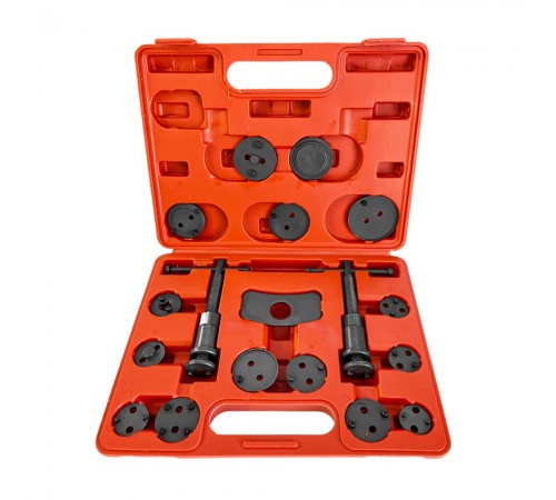 Набор приспособлений для возврата тормозных цилиндров (18 предметов) Хорекс Авто HZ 25.1.010SK — профессиональное автосервисное оборудование и инструменты для бизнеса