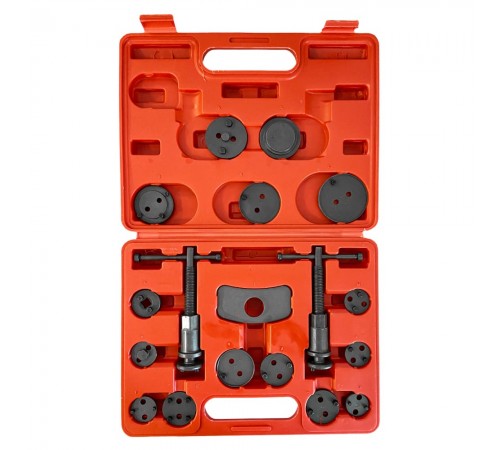 Набор приспособлений для возврата тормозных цилиндров (18 предметов) Хорекс Авто HZ 25.1.010SK — профессиональное автосервисное оборудование и инструменты для бизнеса