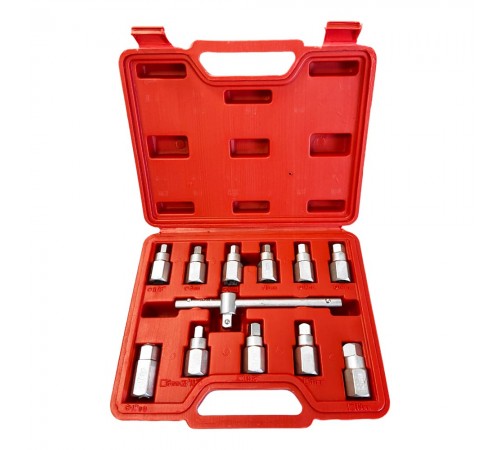 Набор приспособлений для откручивания маслосливных пробок Хорекс Авто HZ 25.1.029SK — профессиональное автосервисное оборудование и инструменты для бизнеса