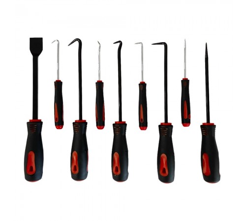 Набор крючков для демонтажа уплотнительных колец и сальников (9 предметов) Хорекс Авто HZ 25.1.268SK — профессиональное автосервисное оборудование и инструменты для бизнеса