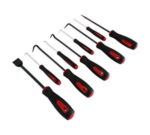 Набор крючков для демонтажа уплотнительных колец и сальников (9 предметов) Хорекс Авто HZ 25.1.268SK — профессиональное автосервисное оборудование и инструменты для бизнеса