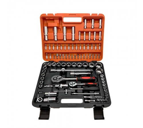 Набор головок с принадлежностями, 94 предмета ГАММАТЕСТ GT1Y132 — профессиональное автосервисное оборудование и инструменты для бизнеса