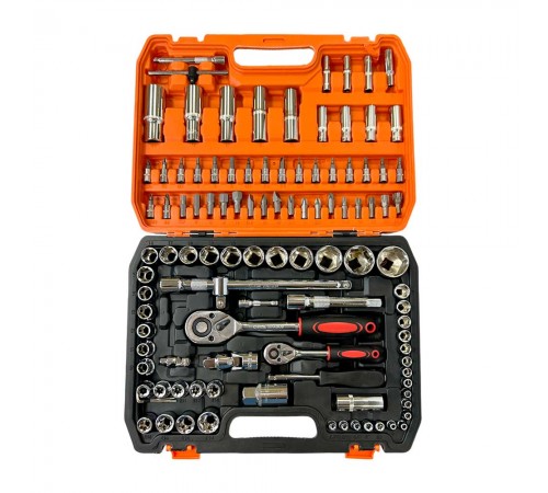Набор головок с принадлежностями, 108 предметов ГАММАТЕСТ GT1Y133 — профессиональное автосервисное оборудование и инструменты для бизнеса