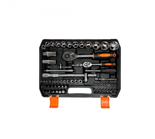 Набор головок с принадлежностями, 82 предмета ГАММАТЕСТ GT1Y134 — профессиональное автосервисное оборудование и инструменты для бизнеса