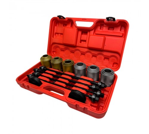 Универсальный съемник для демонтажа подшипников и сайлентблоков 26 предметов Хорекс Авто HZ 25.1.291W — профессиональное автосервисное оборудование и инструменты для бизнеса