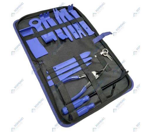 Набор для снятия внутренней обшивки автомобиля (19 предметов) Хорекс Авто HZ 25.1.183S — профессиональное автосервисное оборудование и инструменты для бизнеса