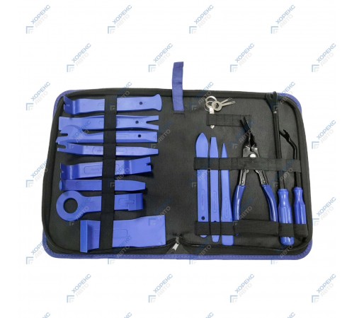 Набор для снятия внутренней обшивки автомобиля (19 предметов) Хорекс Авто HZ 25.1.183S — профессиональное автосервисное оборудование и инструменты для бизнеса