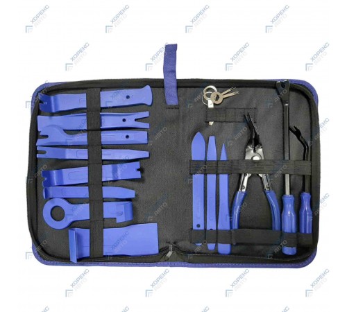 Набор для снятия внутренней обшивки автомобиля (19 предметов) Хорекс Авто HZ 25.1.183S — профессиональное автосервисное оборудование и инструменты для бизнеса