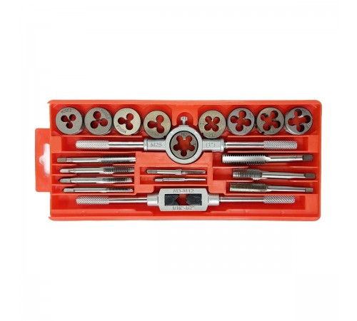 Набор метчиков и плашек, 20 предметов (метрические) ГАММАТЕСТ GT1Y094 — профессиональное автосервисное оборудование и инструменты для бизнеса