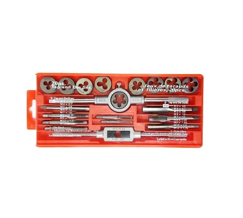 Набор метчиков и плашек, 20 предметов (метрические) ГАММАТЕСТ GT1Y094 — профессиональное автосервисное оборудование и инструменты для бизнеса