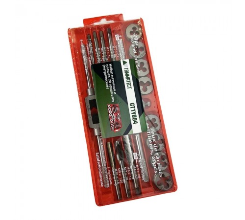 Набор метчиков и плашек, 20 предметов (метрические) ГАММАТЕСТ GT1Y094 — профессиональное автосервисное оборудование и инструменты для бизнеса