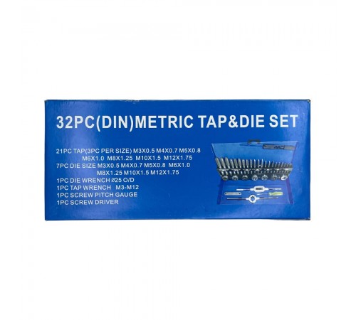 Набор приспособлений для восстановления наружных и внутренних резьб (32 предмета)  Хорекс Авто HZ 31.1.003S — профессиональное автосервисное оборудование и инструменты для бизнеса