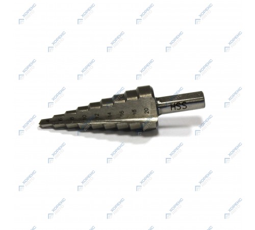 Сверло по металлу ступенчатое 4-20 мм Хорекс Авто HZ 31.1.001S — профессиональное автосервисное оборудование и инструменты для бизнеса