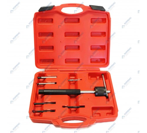 Съемники для демонтажа заломанных свечей накаливания (7 предметов) Хорекс Авто HZ 25.1.117S — профессиональное автосервисное оборудование и инструменты для бизнеса