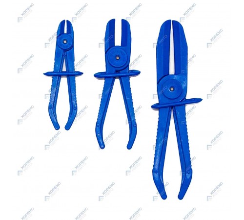 Набор зажимов для патрубков и шлангов (3 предмета) Хорекс Авто HZ 25.1.063W — профессиональное автосервисное оборудование и инструменты для бизнеса