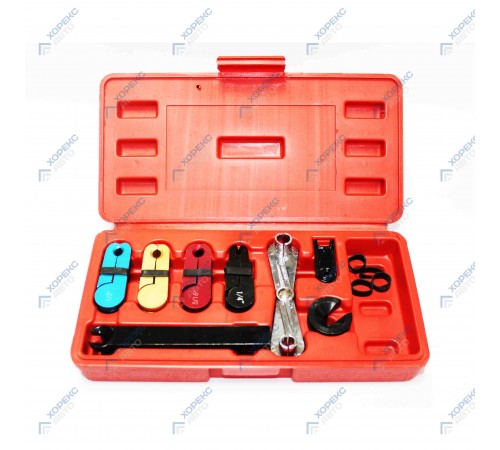 Набор приспособлений для разборки топливных и других трубопроводов (8 предметов) Хорекс Авто HZ 25.1.088 — профессиональное автосервисное оборудование и инструменты для бизнеса