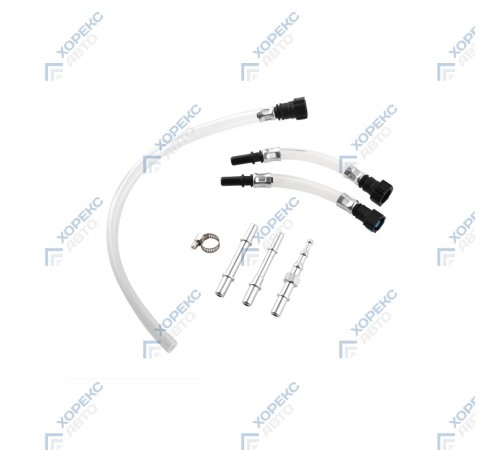 Шприц для отсоса и нагнетания масла 1.5 литра с набором переходников Хорекс Авто HZ 04.215S — профессиональное автосервисное оборудование и инструменты для бизнеса