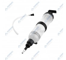 Шприц для отсоса и нагнетания масла 1.5 литра с набором переходников Хорекс Авто HZ 04.216S