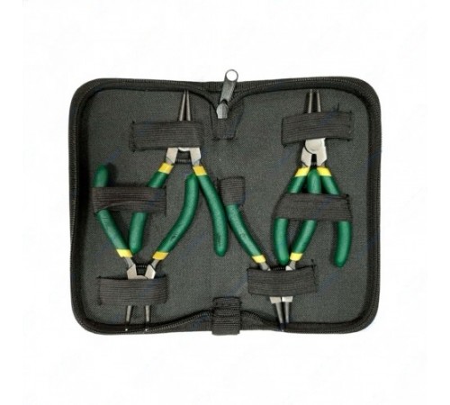 Набор съемников стопорных колец 5" (4 предмета) Хорекс Авто HZ 25.1.059S — профессиональное автосервисное оборудование и инструменты для бизнеса