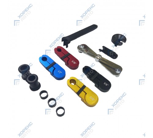 Набор приспособлений для разборки топливных и других трубопроводов (8 предметов) Хорекс Авто HZ 25.1.088S — профессиональное автосервисное оборудование и инструменты для бизнеса