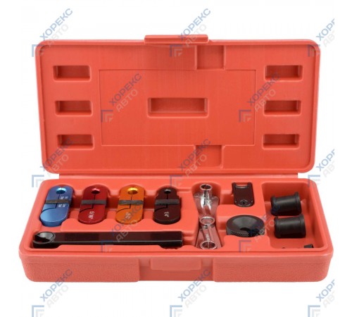 Набор приспособлений для разборки топливных и других трубопроводов (8 предметов) Хорекс Авто HZ 25.1.088S — профессиональное автосервисное оборудование и инструменты для бизнеса