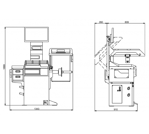 Балансировочный станок ТехноВектор IPRO BM4 — профессиональное автосервисное оборудование и инструменты для бизнеса