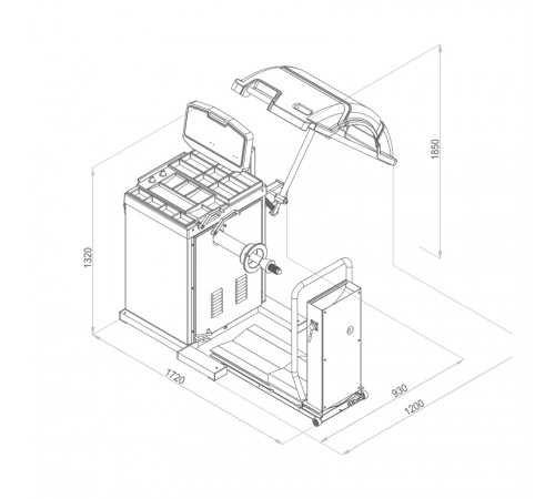 Балансировочный станок для г/а и л/а (универсальный) Хорекс Авто СB460B — профессиональное автосервисное оборудование и инструменты для бизнеса